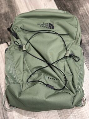 The North Face Jester Backpack Dark Mist/TNF Black